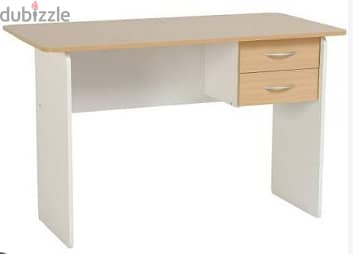 Urgent-OFFICE/STUDY WOODEN TABLE Lulu with 2 Drawers - 4x2 feet & Chair with double Cushion, USED bu