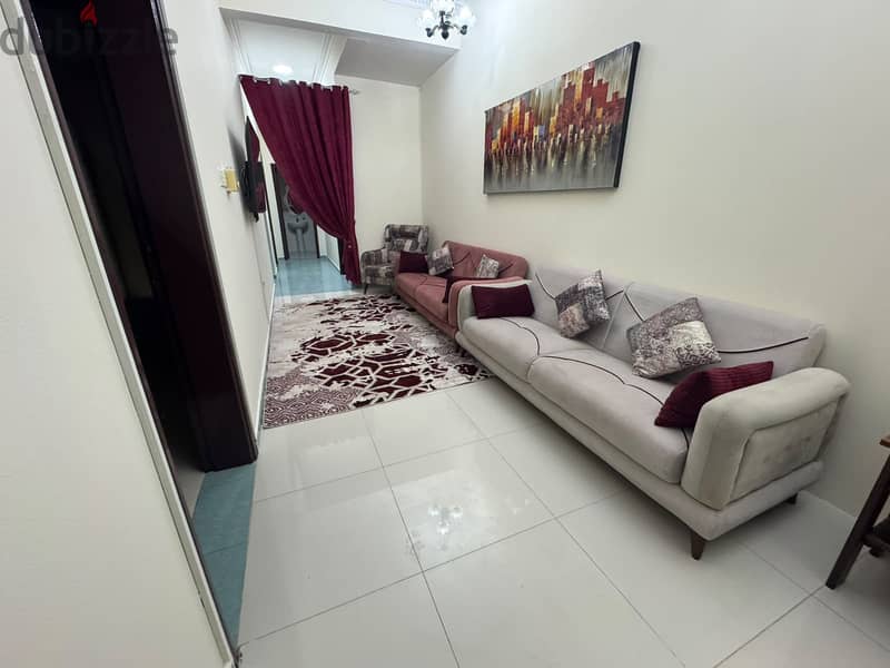 ‎ Golden opportunity to rent Apartment 1 BHK located in prime, quiet and elegant location in Al Ghub 7