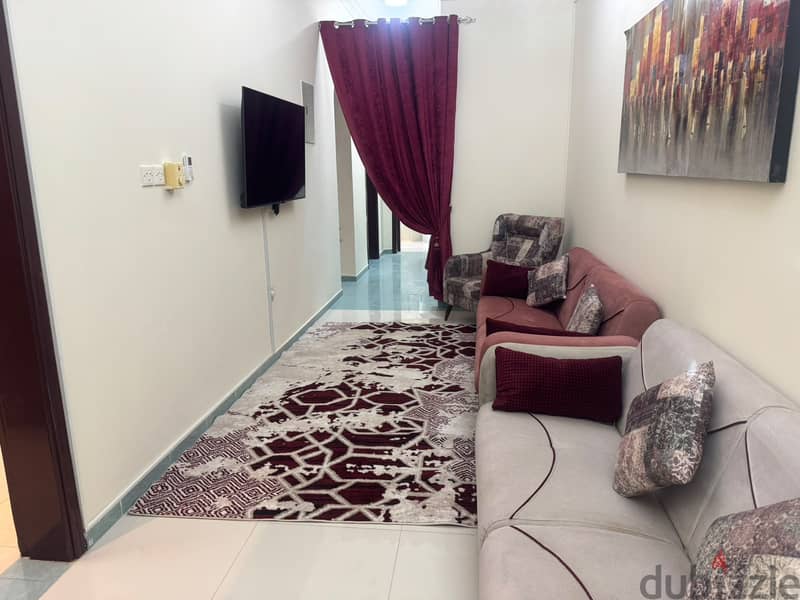 ‎ Golden opportunity to rent Apartment 1 BHK located in prime, quiet and elegant location in Al Ghub 8