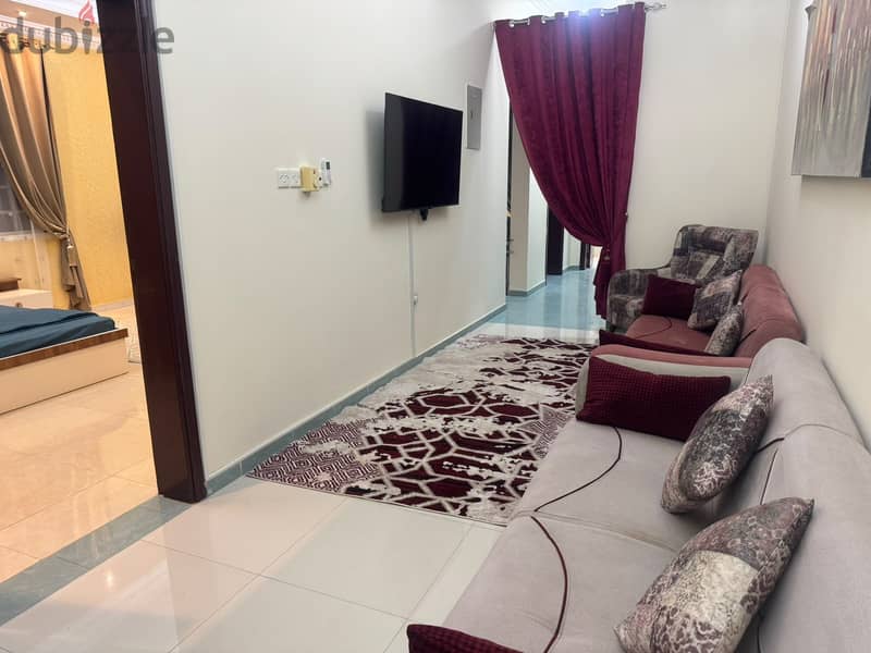 ‎ Golden opportunity to rent Apartment 1 BHK located in prime, quiet and elegant location in Al Ghub 9