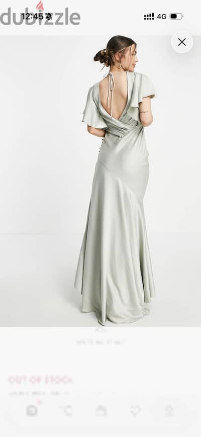 Satin maxi dress