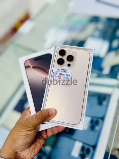 Apple - iPhone 16 Pro -256 GB - Super condition phone with box ايفون