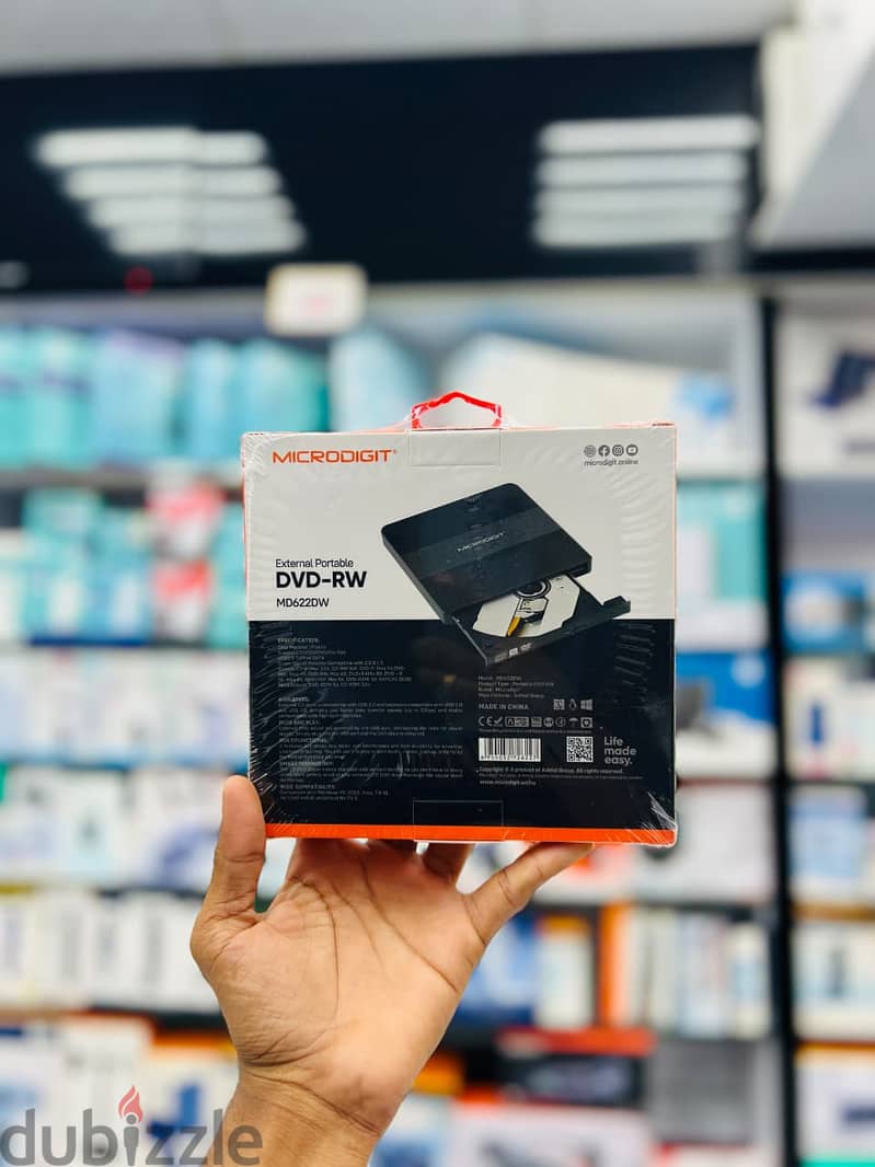 Brand New MicroDigit External DVD Drive in Oman | Energy Saving | Call: 94333521 1