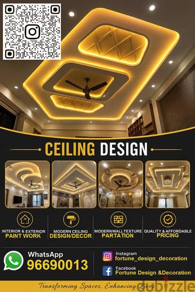 GYPSUM CEILING & DECORATION