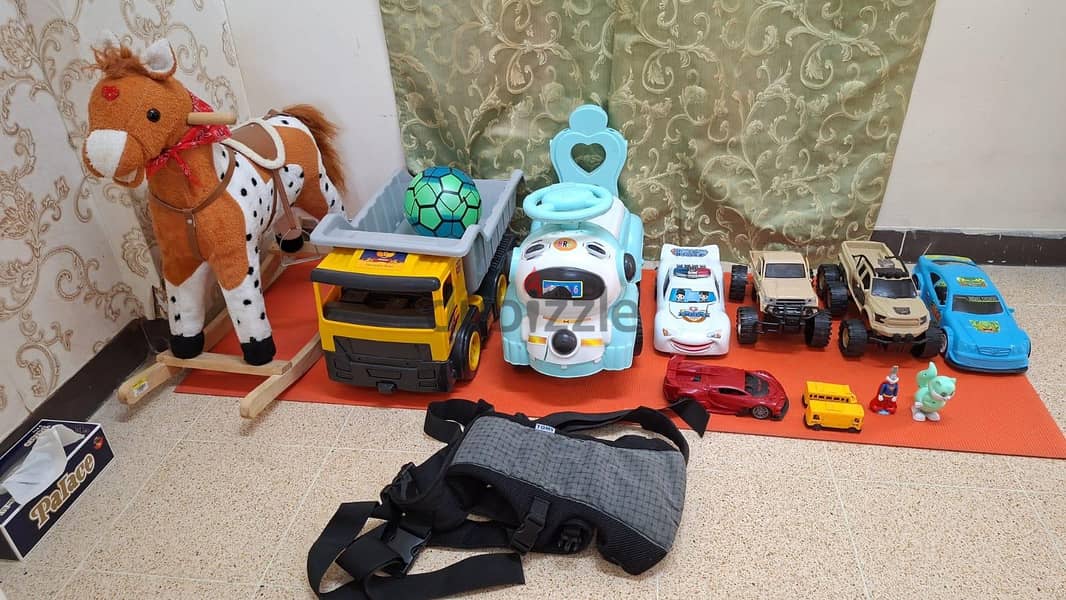 Toys + Baby Carrying Belt (Can be Deliver also) 1