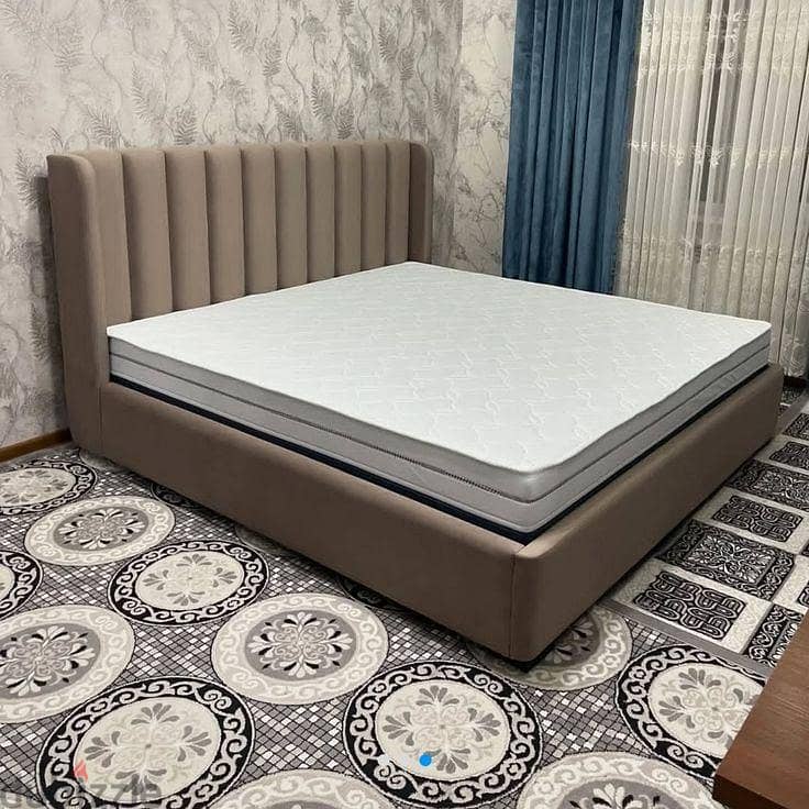 New king size bed with mattress 6