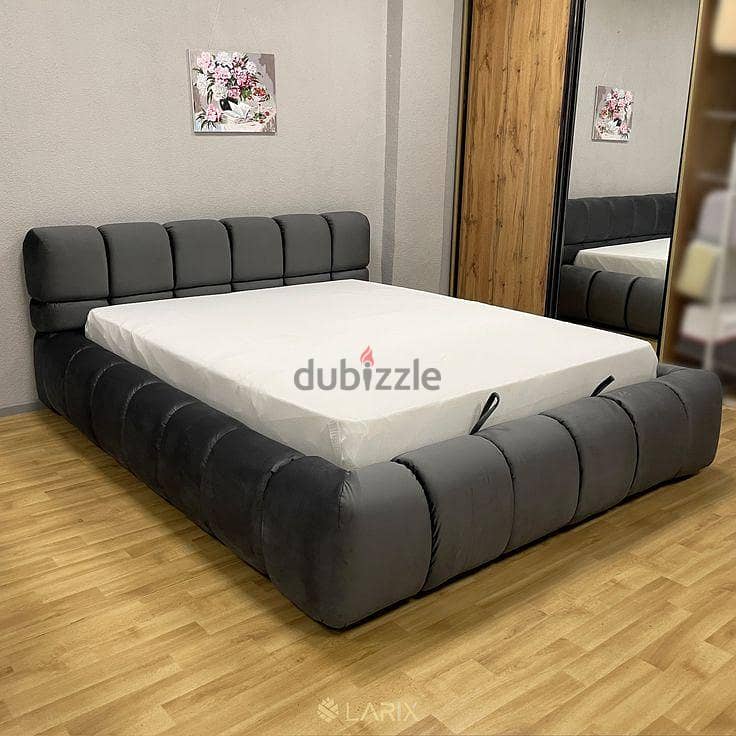 New king size bed with mattress 8
