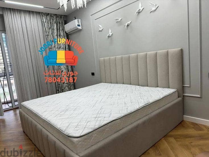 New king size bed with mattress 16