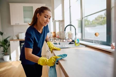 female house cleaner service available, part time work,per hour 3 rial