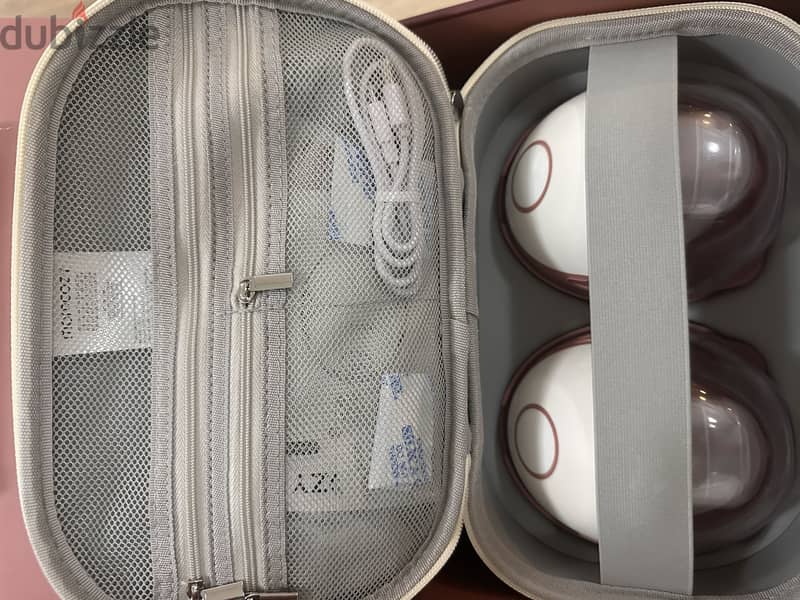 Momcozy m6 2 wearable breast pump with new accessories 3