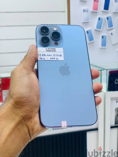 Apple - iPhone 13 Pro Max -512 GB - Fine and Good device ايفون