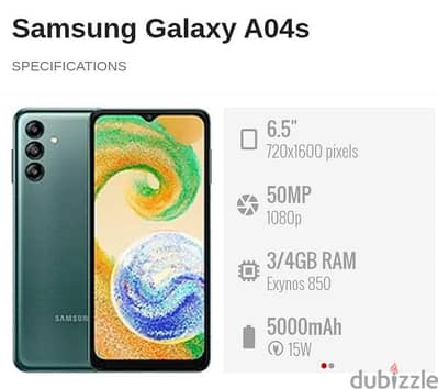 Samsung Galaxy A04s 128gb for 35 rial