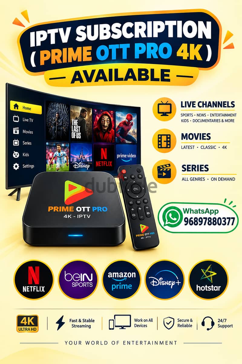 Prime ott pro app + others 1