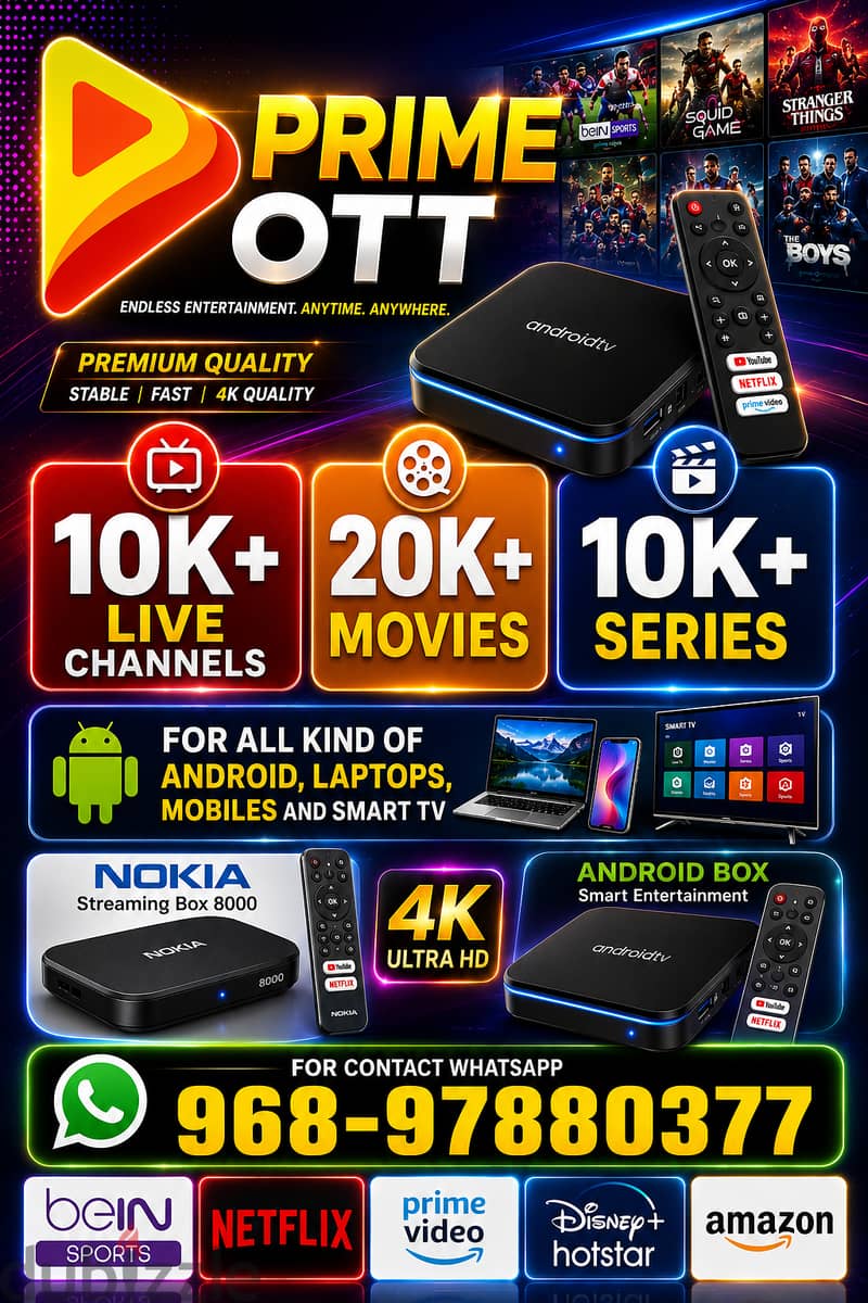Prime ott pro app + others 7