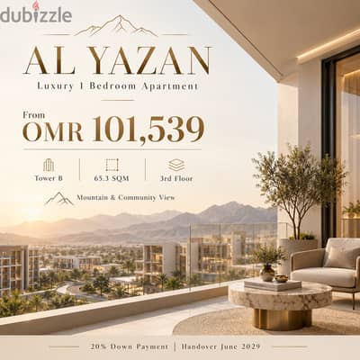 Al Yazan — Where Luxury, Lifestyle & Investment Meet | Own a 1-Bedroom Apartment in a Standout ITC P
