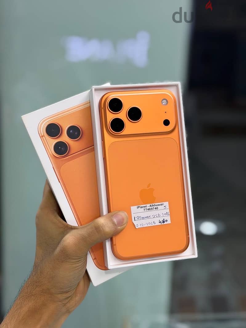 Apple - iPhone 17 Pro Max 256/512 GB - ايفون - warranty pieces 1