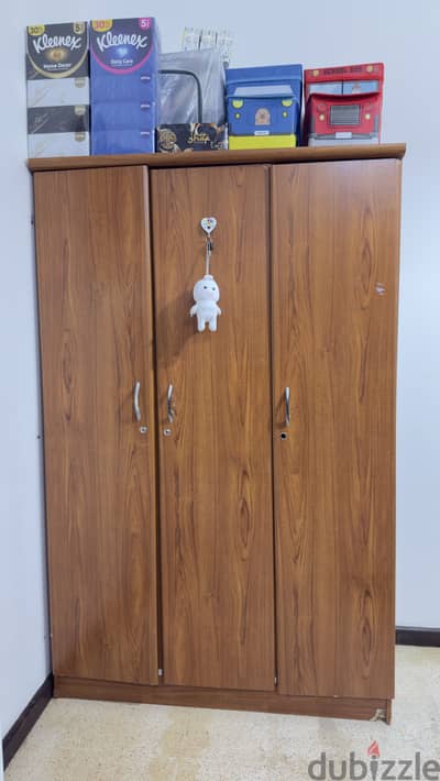Used 3-door wardrobe / cupboard for sale. . Collect from Darsait