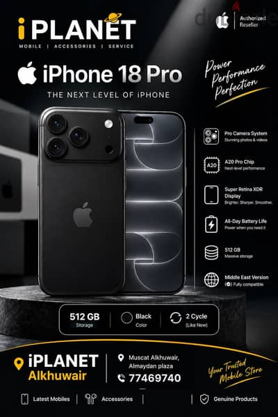 iPhone 18 Pro 512GB only 3 cycle count amazing only 1 pcs stock