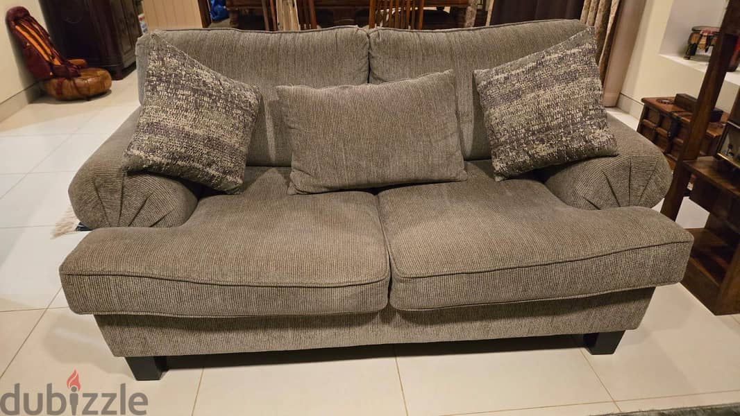 3+2 seater fabric sofa set 1