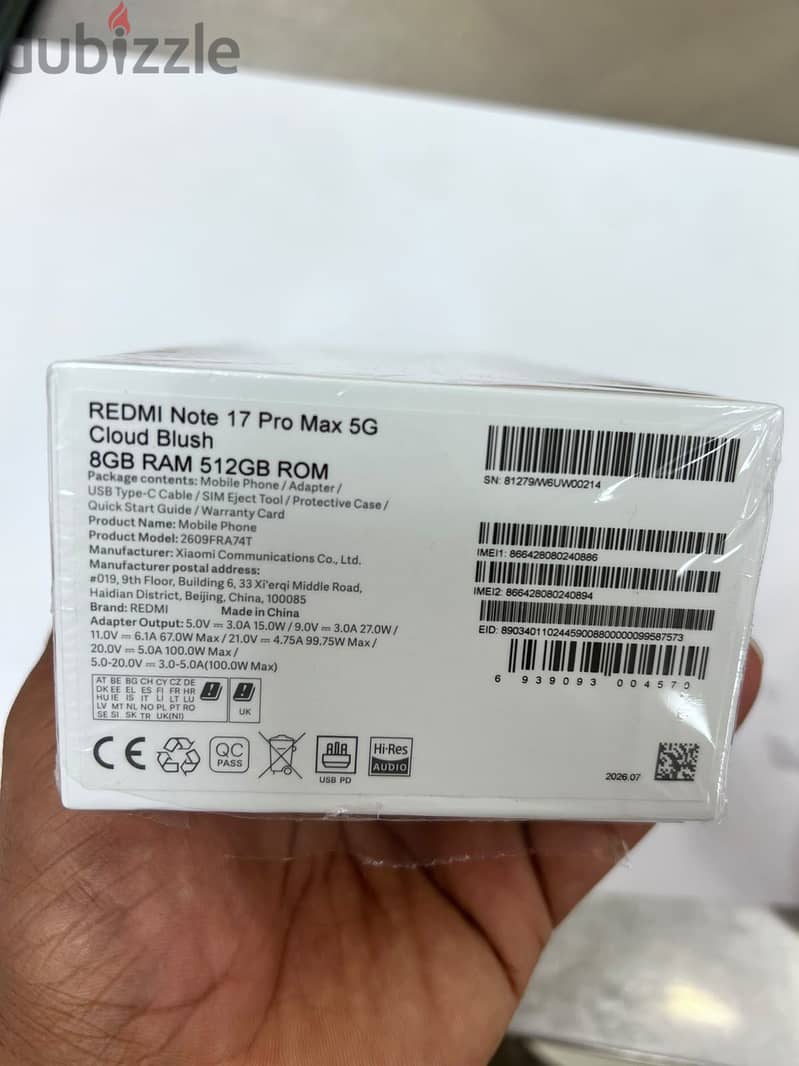 Redmi note 17 pro max 5G 3