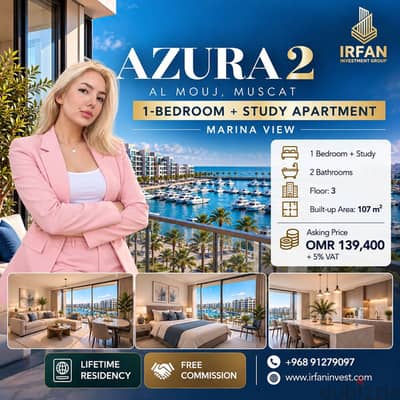 1bedroom + study_AZURA 2 | AL MOUJ, MUSCAT