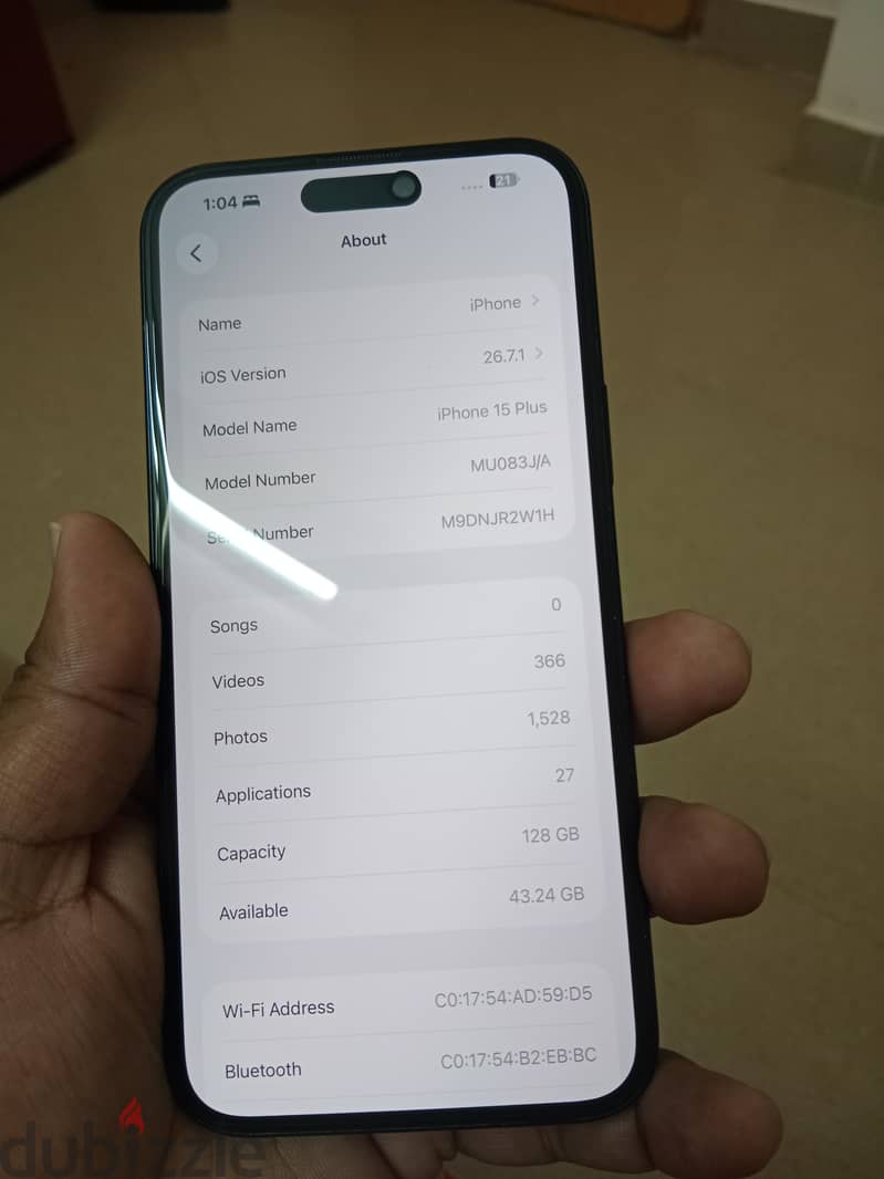 I phone 15 plus For sale 6