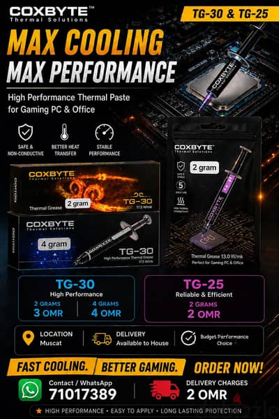 coxbyte thermal paste