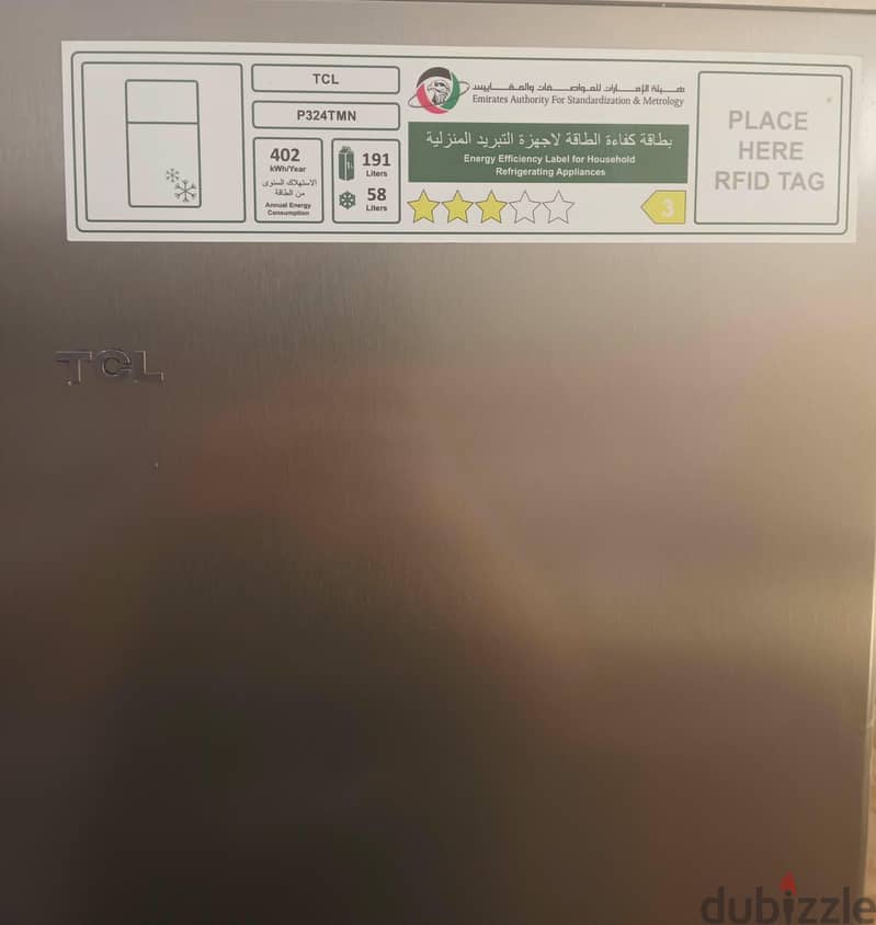 TCL 249L Fridge Good condition 2