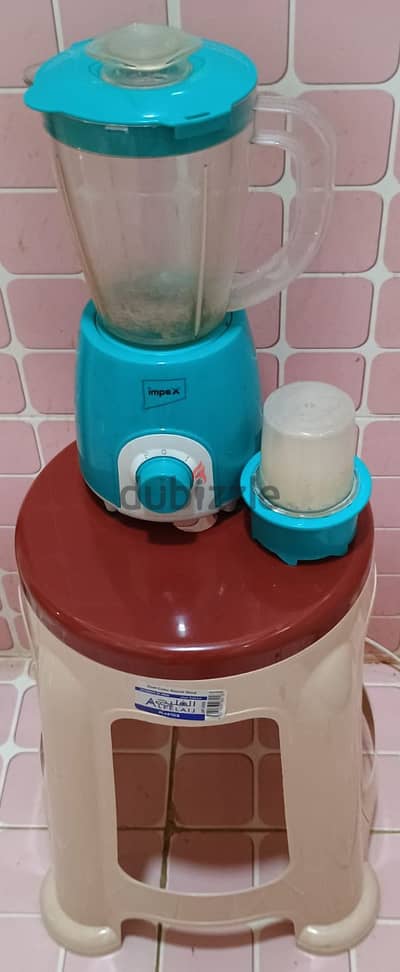 BLENDER (MIXIE) Impex make with Plastic Stool, USED but in Excellent condition, Urgent, leaving Oman
