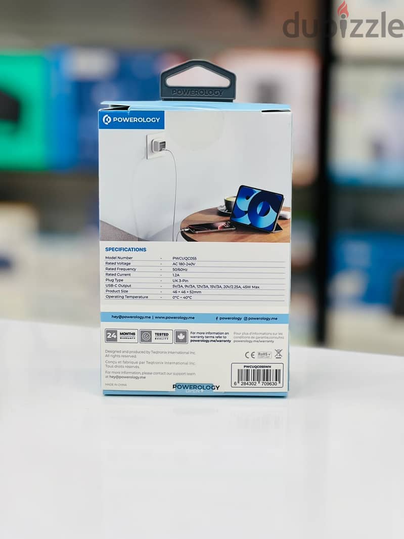 Brand New Powerology QX 45W GaN Charger in Oman | Fast Charger 1