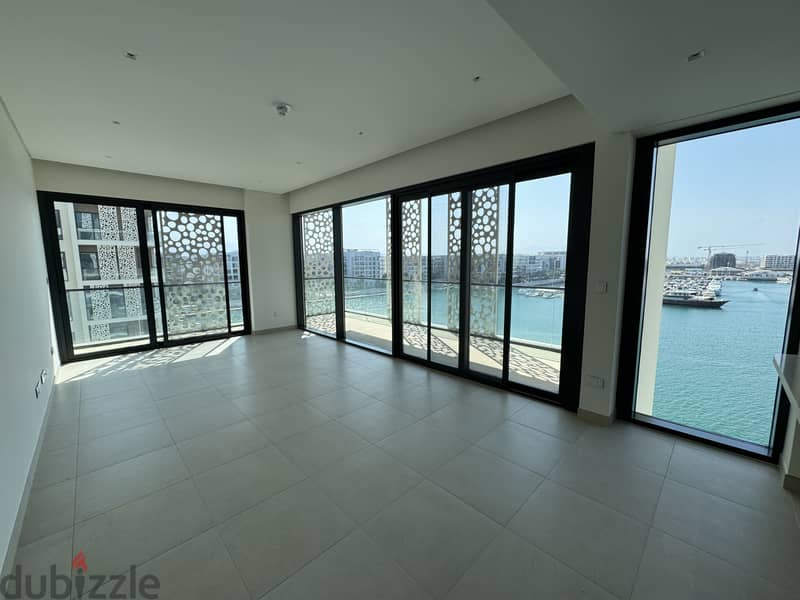 2BHK Marina View Apartment for Rent in Al Mouj Muscat | شقة  غرف باطلالة بحرية للإيجار في الموج مسقط 1