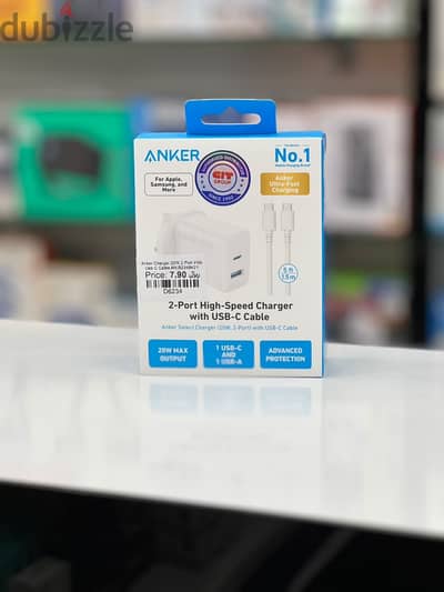 Brand New Anker 20W Dual Port Charger in Oman | Fast Charger | Call: 94777095