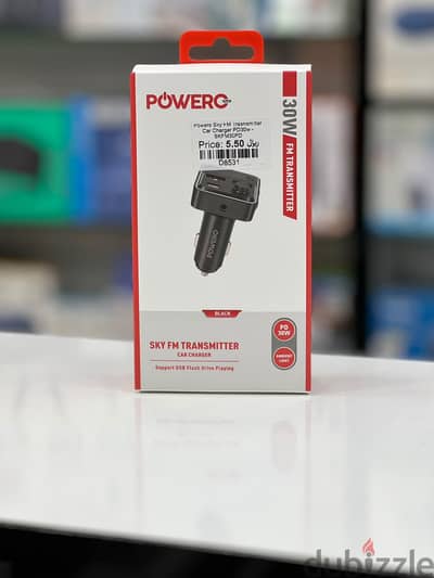 Brand New Powerology FM Transmitter in Oman | Fast Charging