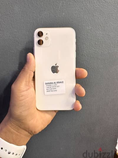Used Apple - iPhone 11 128 GB,Battery health 86%. Excellent condition