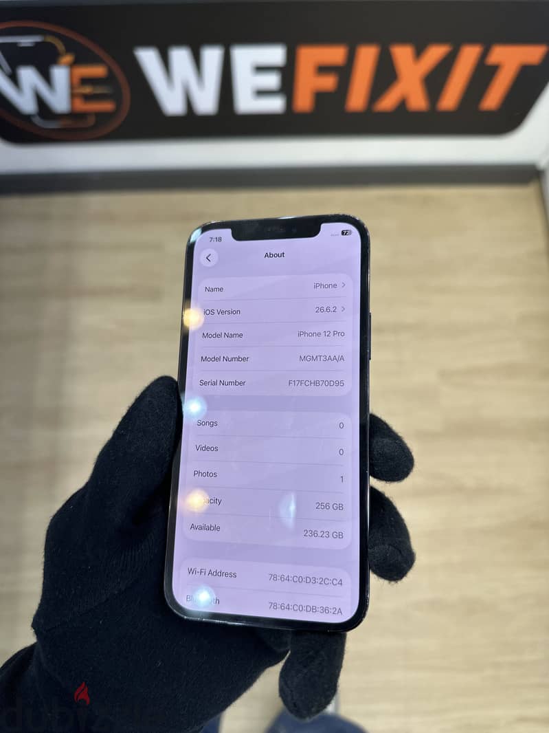 Use Apple - iPhone 12 Pro 256 GB, Battery health 88% 10