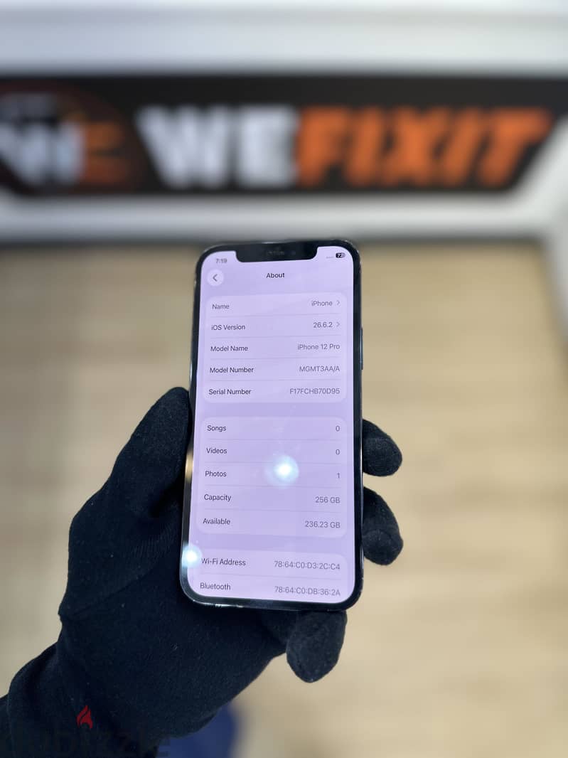 Use Apple - iPhone 12 Pro 256 GB, Battery health 88% 11