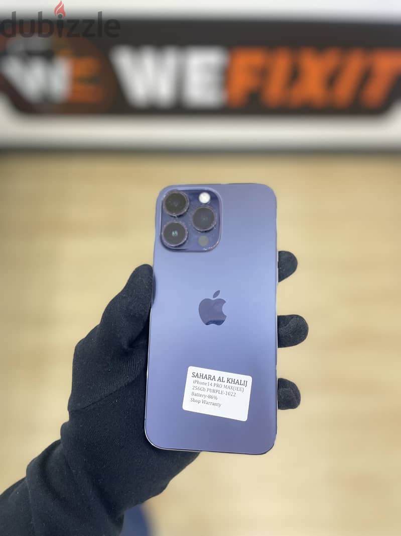 Used Apple - iPhone 14 Pro Max, battery health 86 , putle 4
