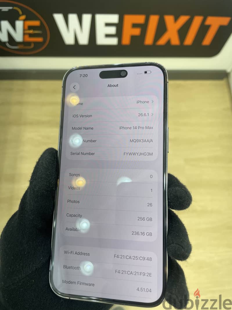 Used Apple - iPhone 14 Pro Max, battery health 86 , putle 11