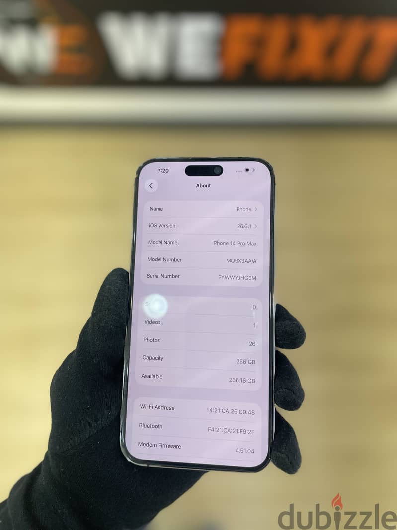 Used Apple - iPhone 14 Pro Max, battery health 86 , putle 12