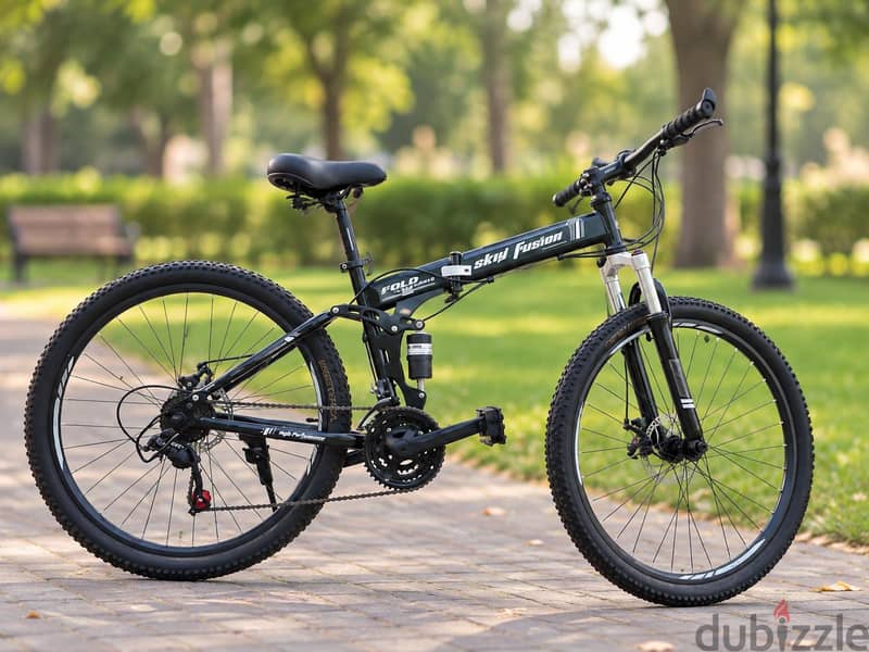 Skid Fusion 26 Inches Foldable Gear Cycle For Sale 1