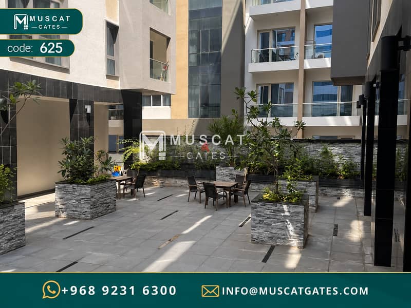 Spacious 1BR Apartment in Oxygen Building, Muscat Hills | Pool, Gym & Parking 5