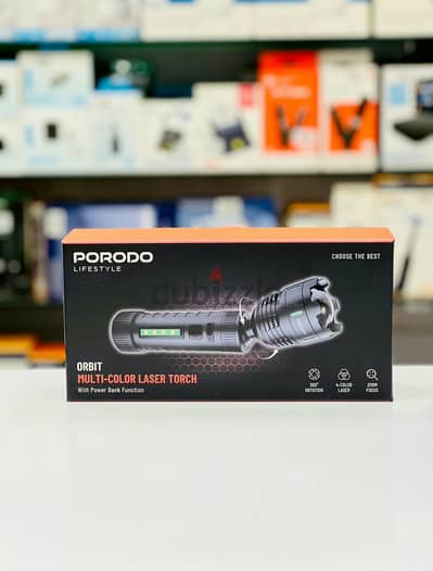 Brand New Porodo Orbit Laser Torch in Oman | Zoom Focus | Call: 94333521