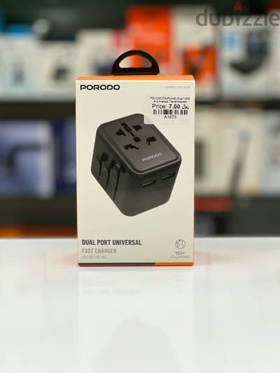 Brand New Porodo Universal Travel Adapter in Oman | Fast Charging | Call: 94333521