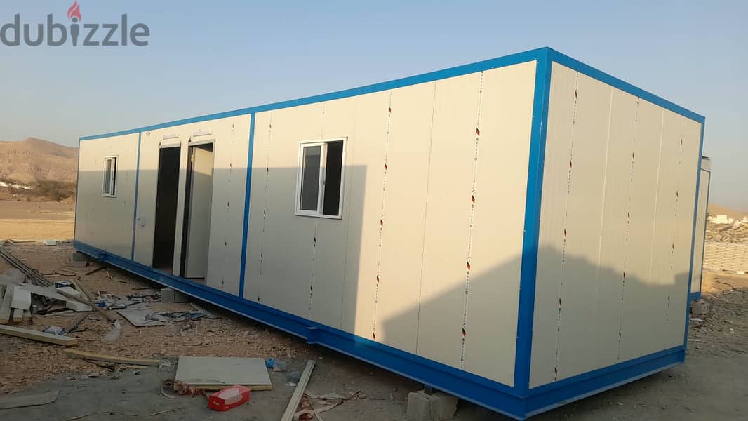 Portacabin-Toilet (New, Refurbished) Aluminum,Gypsum,Decor,Epoxy Work 1