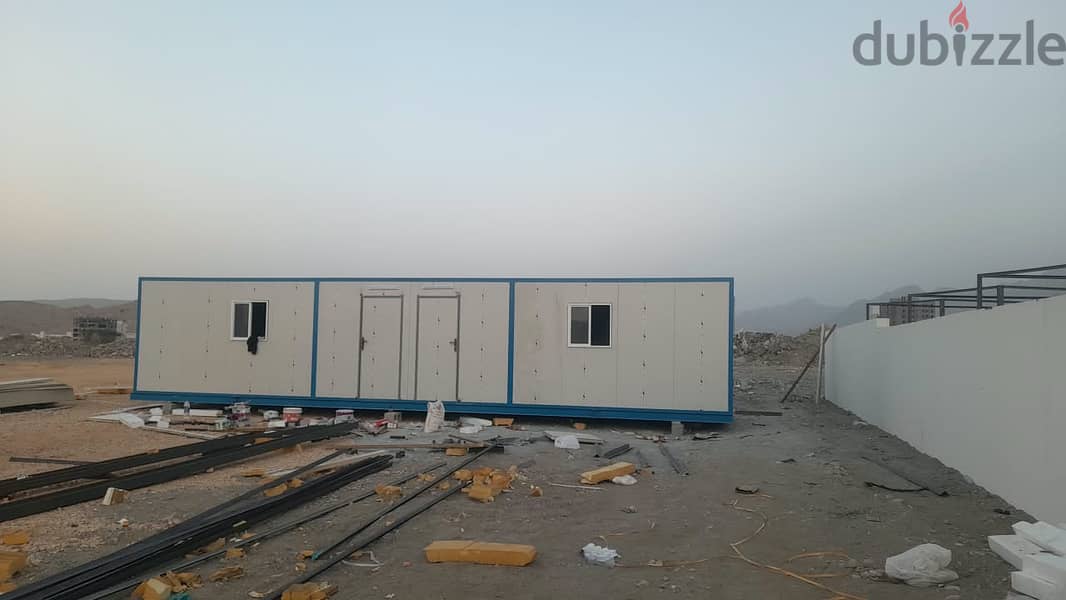 Portacabin-Toilet (New, Refurbished) Aluminum,Gypsum,Decor,Epoxy Work 3