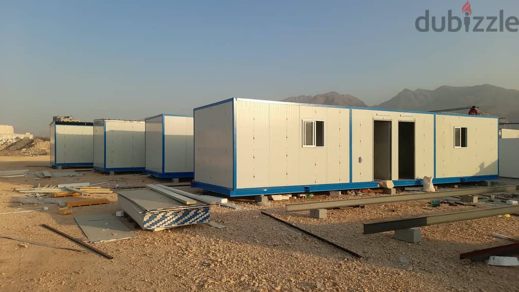 Portacabin-Toilet (New, Refurbished) Aluminum,Gypsum,Decor,Epoxy Work 4