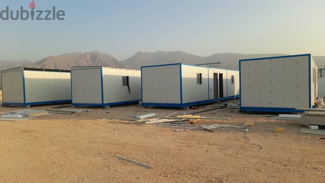 Portacabin-Toilet (New, Refurbished) Aluminum,Gypsum,Decor,Epoxy Work 6