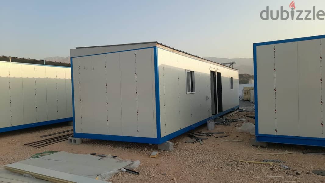 Portacabin-Toilet (New, Refurbished) Aluminum,Gypsum,Decor,Epoxy Work 8