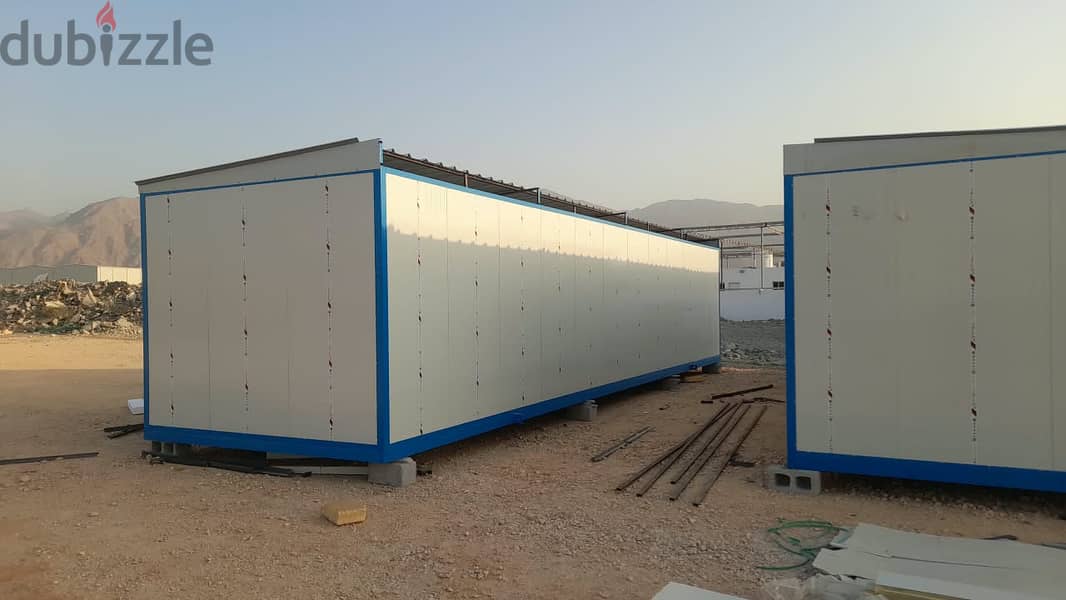 Portacabin-Toilet (New, Refurbished) Aluminum,Gypsum,Decor,Epoxy Work 9