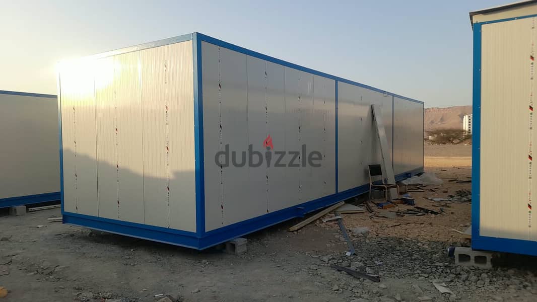 Portacabin-Toilet (New, Refurbished) Aluminum,Gypsum,Decor,Epoxy Work 11